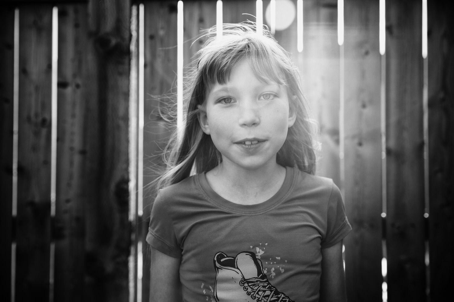 Calgary late afternoon photography shoot photographed in the back garden by Calgary top kids photographer
